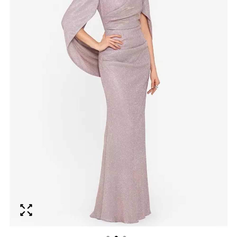 Elegant Rose Gold Evening Gown - Picture 7 of 9